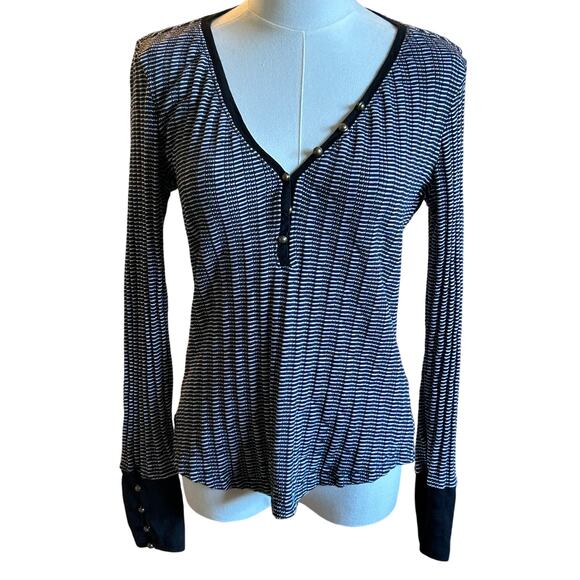 Pilcro by Anthropologie Y2K style long sleeve top medium flattering - Picture 1 of 6